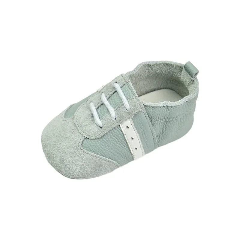 WildStep Leather Baby Moccasins | Animal Soft Sole First Walker Shoes 0-24M