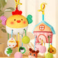 Hanging Baby Crib Toy Plush Bedbell with Pull String and Rattles