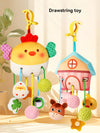 Hanging Baby Crib Toy Plush Bedbell with Pull String and Rattles