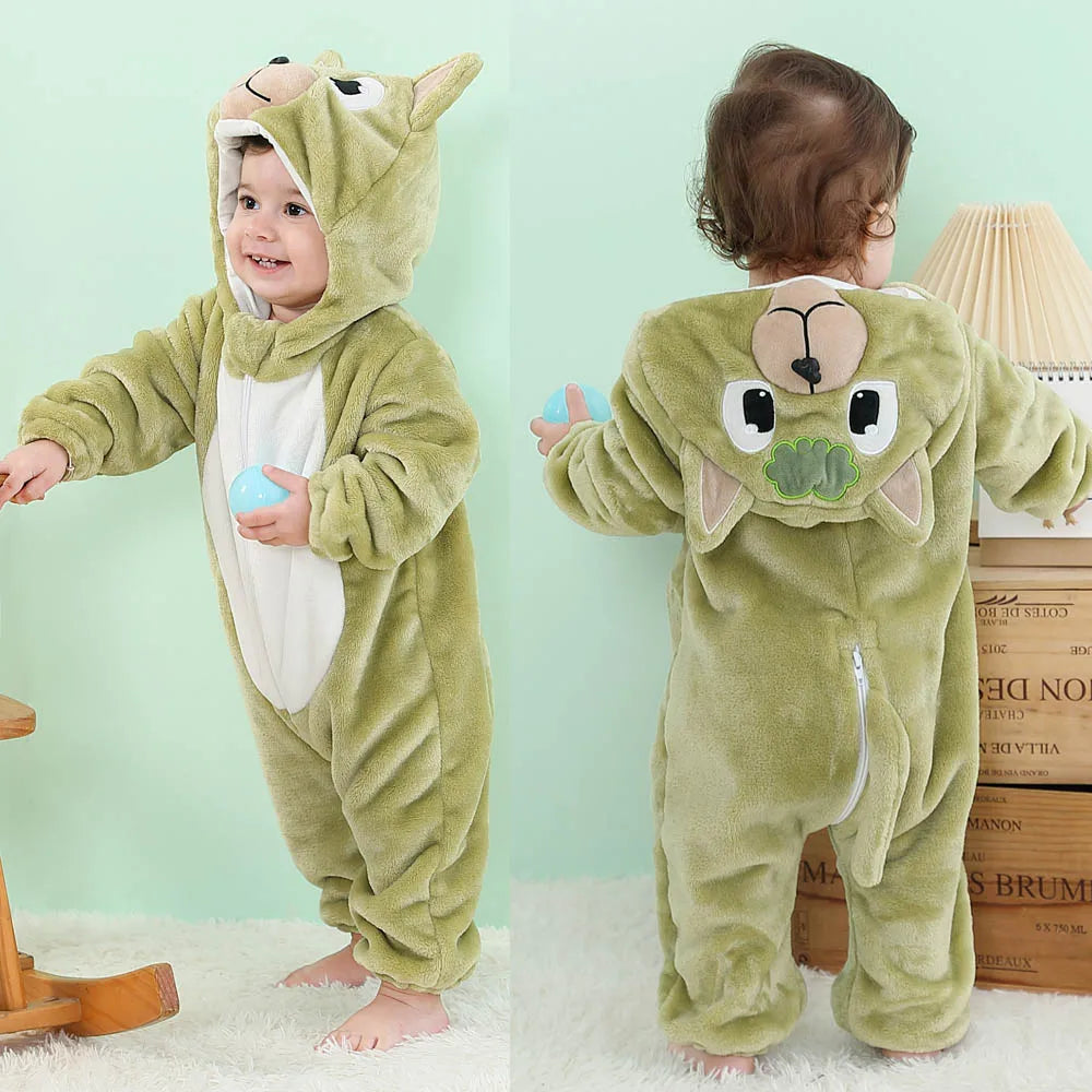 Kids Animal Onesie Pyjamas for Warm Winter Nights & Cozy Playtime