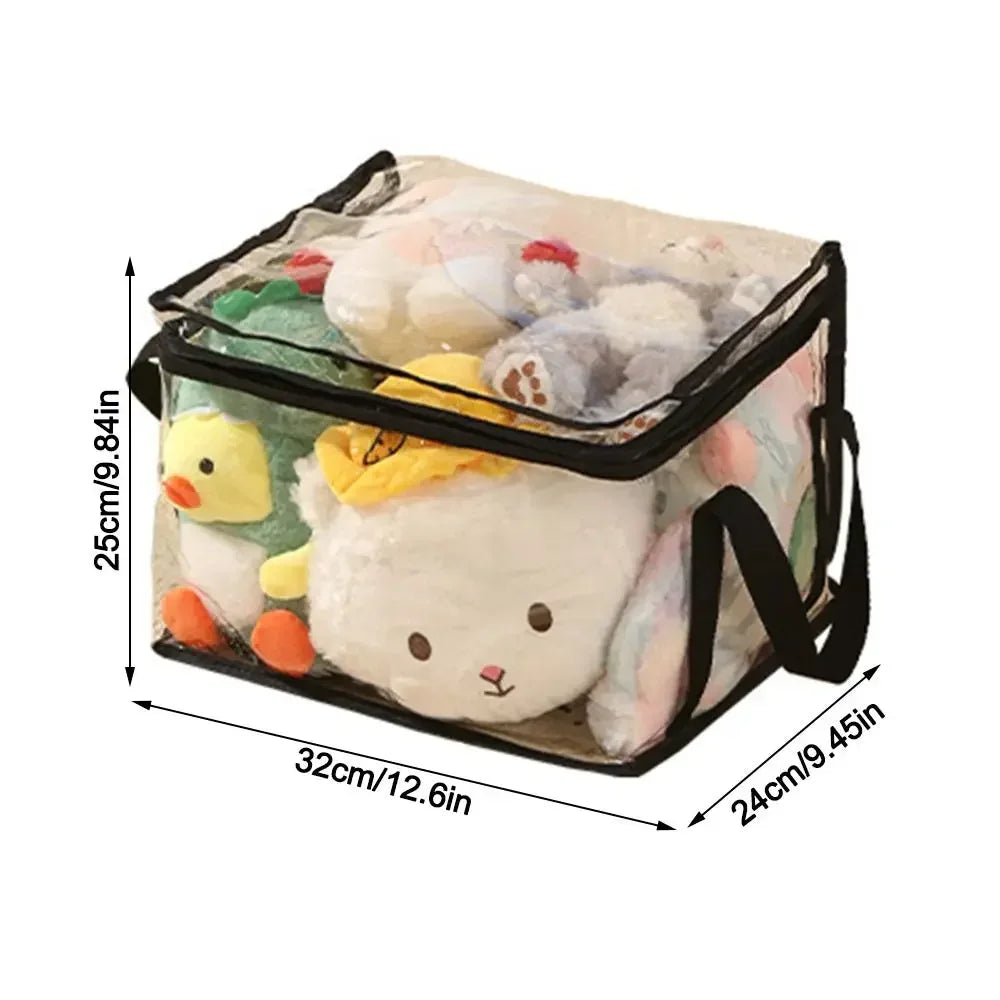 Clear PVC Toy Storage Box – Waterproof Foldable Organizer