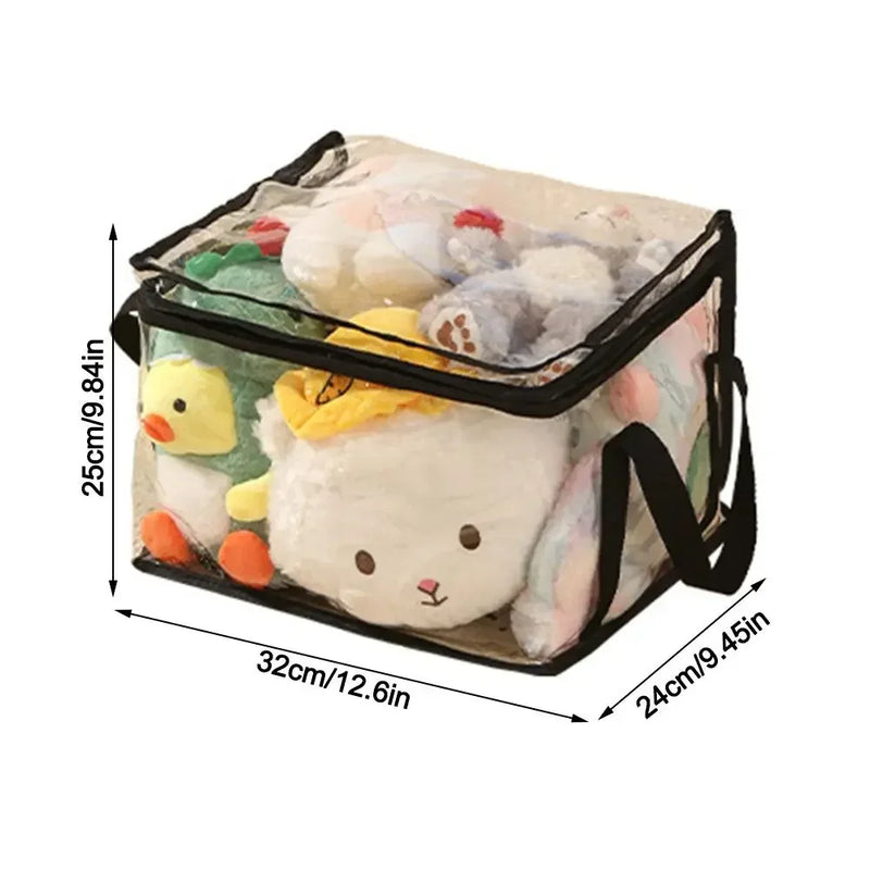 Clear PVC Toy Storage Box – Waterproof Foldable Organizer