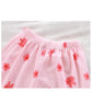 Short Sleeve Kids Pyjama Set with Cute Cartoon Prints