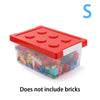 Colorful Stackable Building Block Storage Boxes