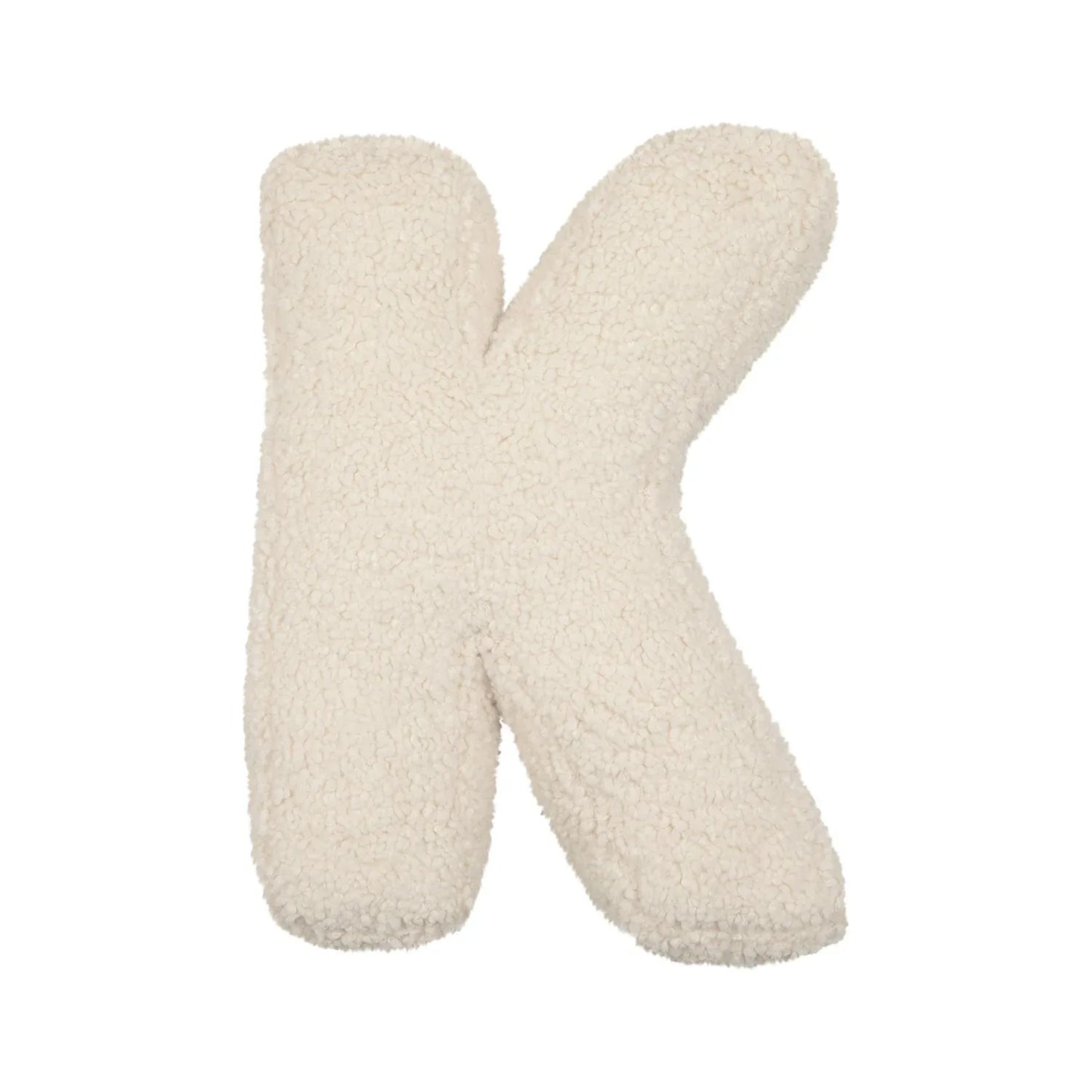 Lambswool Alphabet Pillows – Soft Plush Letter Cushion for Nursery and Playrooms