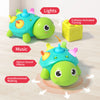 Crawling Turtle Toy with Music and Lights for Babies