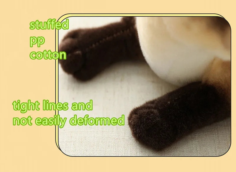 Cat Plush Toy - Soft Realistic Stuffed Cat for Kids & Nursery Decor