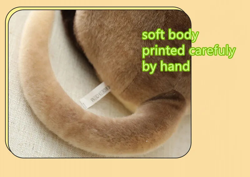 Cat Plush Toy - Soft Realistic Stuffed Cat for Kids & Nursery Decor