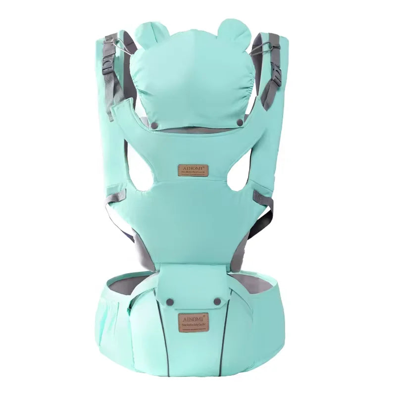 Baby Hipseat Carrier with Hood – Adjustable Infant & Toddler Support