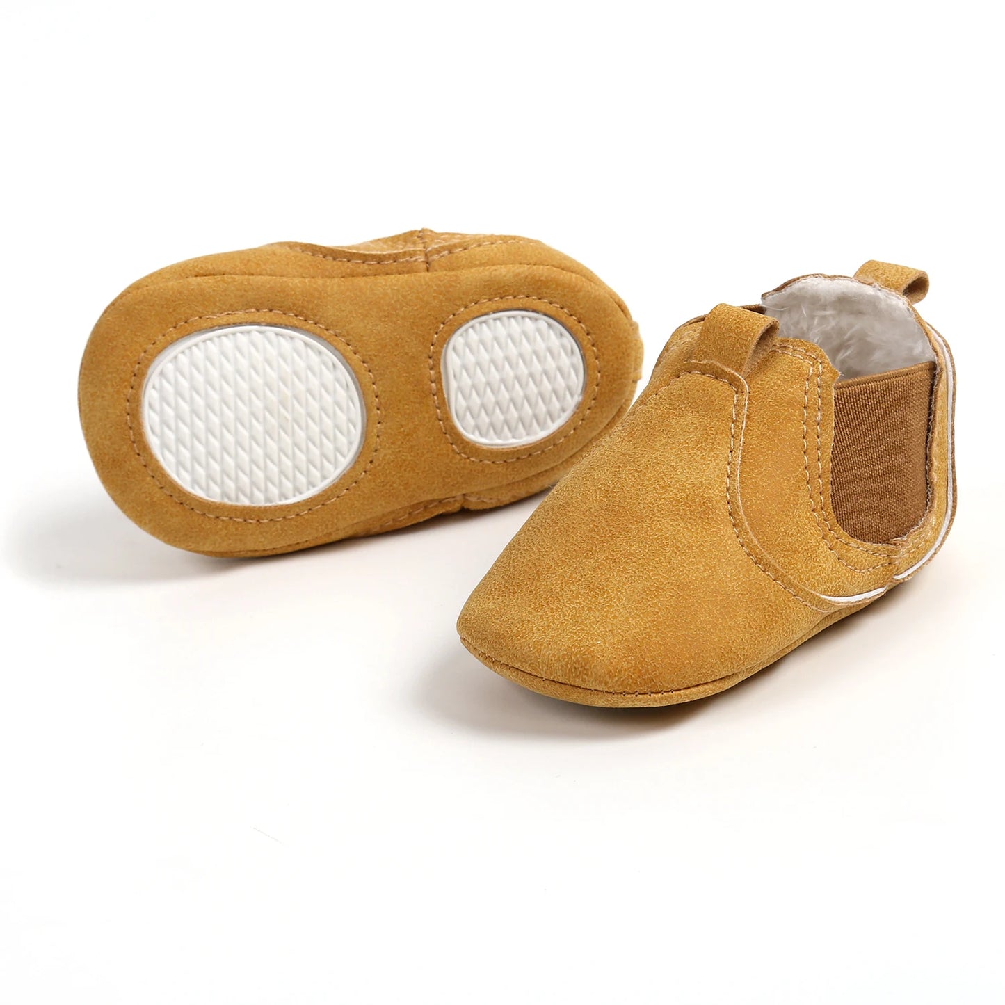 LittleStep Vintage Baby Booties | Warm Anti-Slip Soft Sole Infant Shoes 0-18M