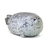 Blob Seal Plush Pillow - Soft Round Stuffed Seal Toy for Kids