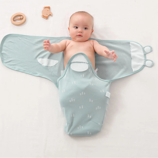 100% Cotton Newborn Swaddle Wrap for Calm, Cozy Sleep