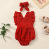 Sleeveless Baby Girls Romper
