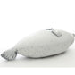 Blob Seal Plush Pillow - Soft Round Stuffed Seal Toy for Kids