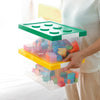 Colorful Stackable Building Block Storage Boxes