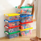 Colorful Stackable Building Block Storage Boxes