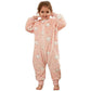 Warm Flannel Kids Sleepsack Pyjamas with Cute Cartoon Animal Prints