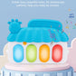 Baby Piano Play Gym with Music Mat and Sensory Toys