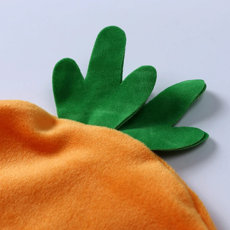 Baby Pumpkin Halloween Costume - Infant Pumpkin Romper Outfit & Dress-Up Set