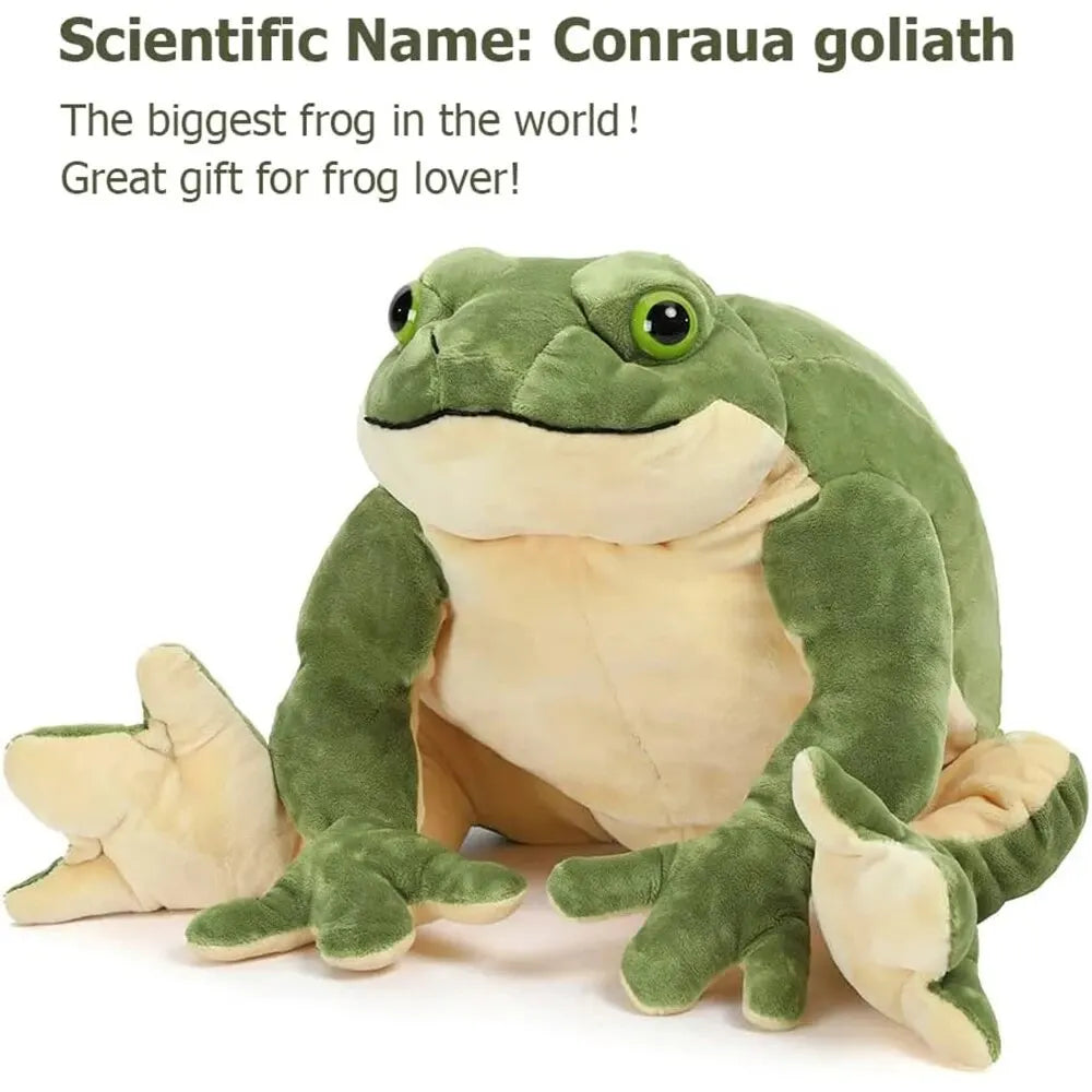 Frog Plush Toy - Soft Green Stuffed Animal for Kids