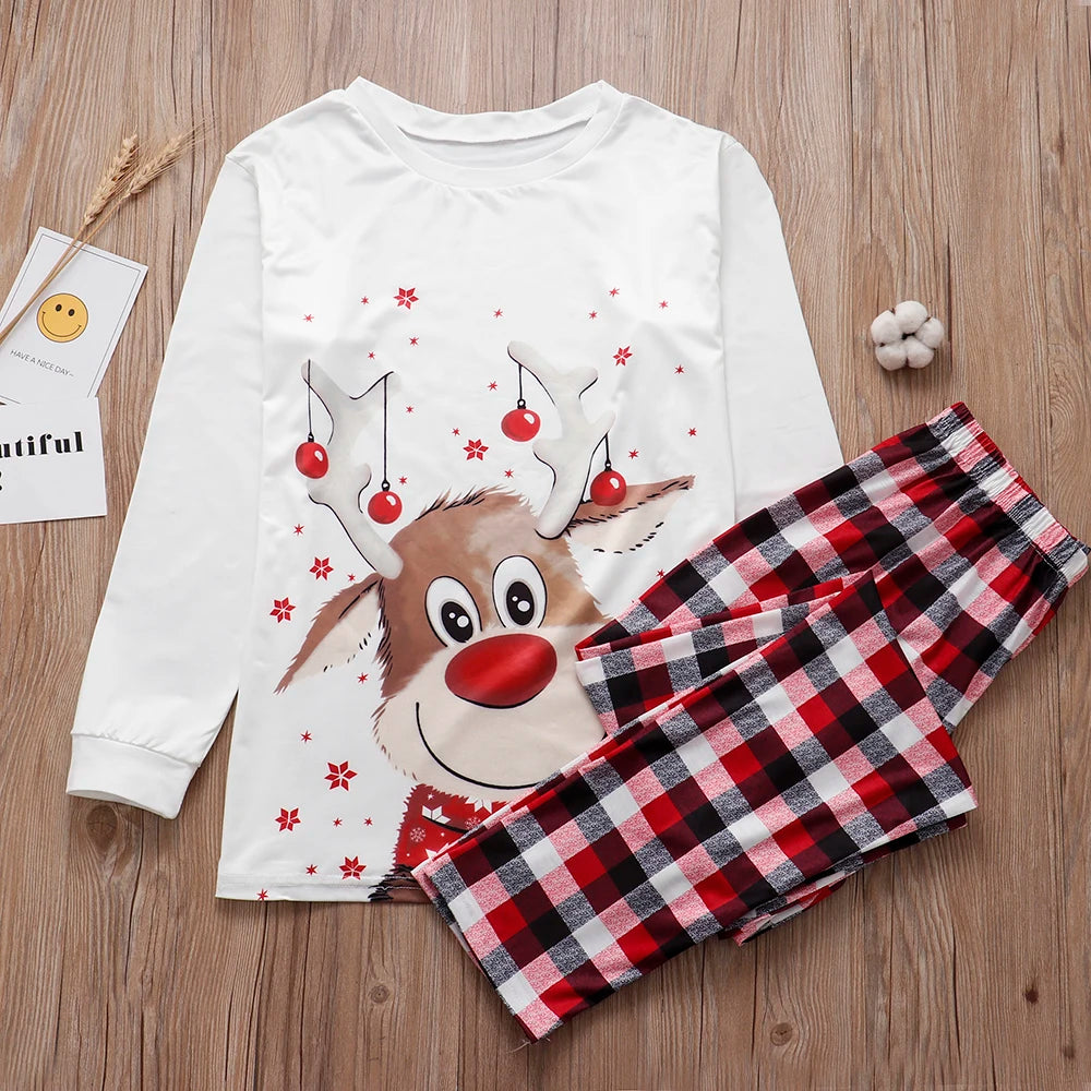 Cozy Reindeer Family Pajama Set