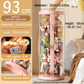 Transparent Plush Toy Storage Tower with Zipper Cover