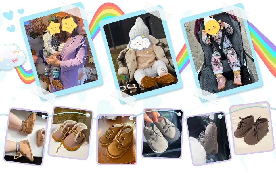 Walker Booties with Soft Anti Slip Sole