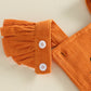 Baby Pumpkin Romper Outfit - Halloween Bodysuit Set with Bow Headband