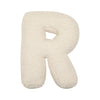 Lambswool Alphabet Pillows – Soft Plush Letter Cushion for Nursery and Playrooms
