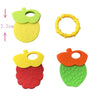 Fruit Silicone Baby Teether Toy Set