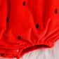 Baby Strawberry Costume - Sleeveless Fruit Romper Outfit with Hat
