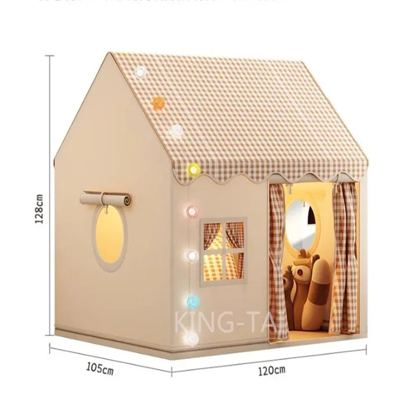 Kids Play Tent - Indoor Cubby House Tent for Playrooms & Bedrooms