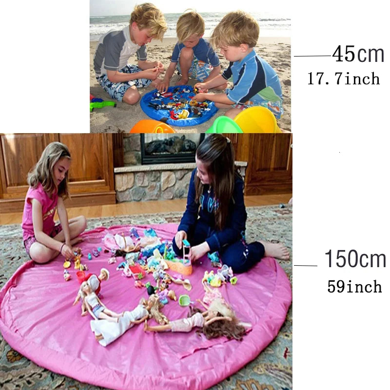 Toy Storage Play Mat Organizer
