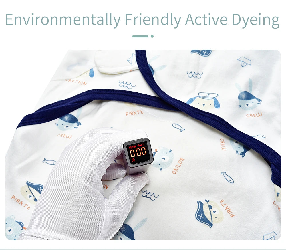 100% Cotton Newborn Swaddle Wrap for Calm, Cozy Sleep