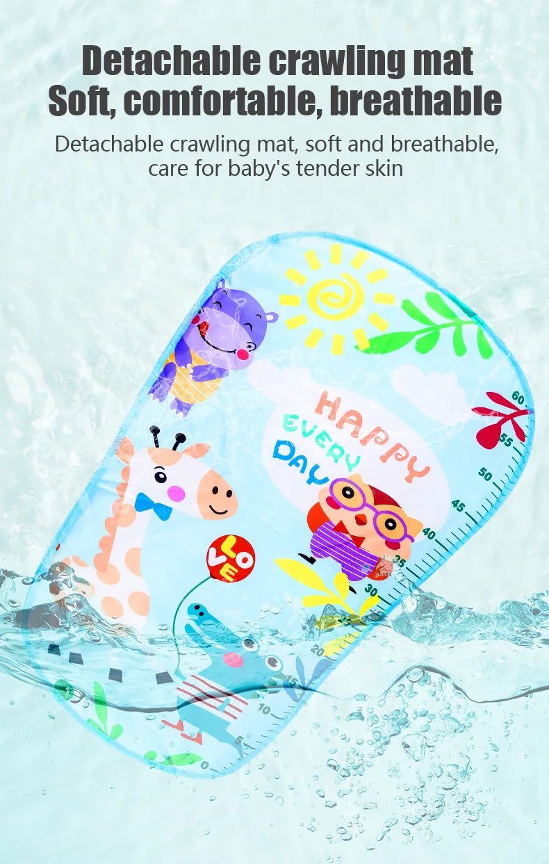 Baby Piano Play Gym with Music Mat and Sensory Toys