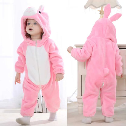 Kids Animal Onesie Pyjamas for Warm Winter Nights & Cozy Playtime