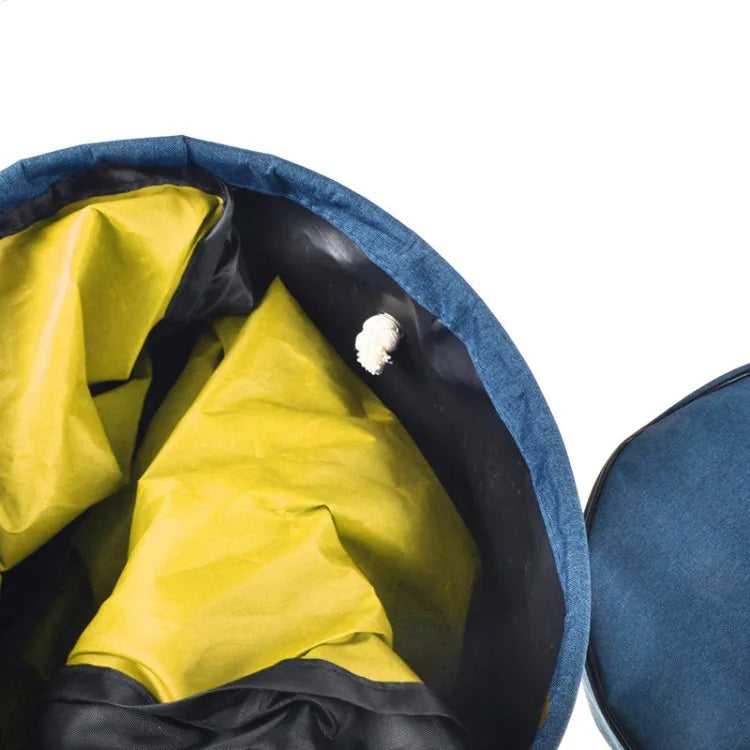 Foldable Toy Storage Bucket with Play Mat