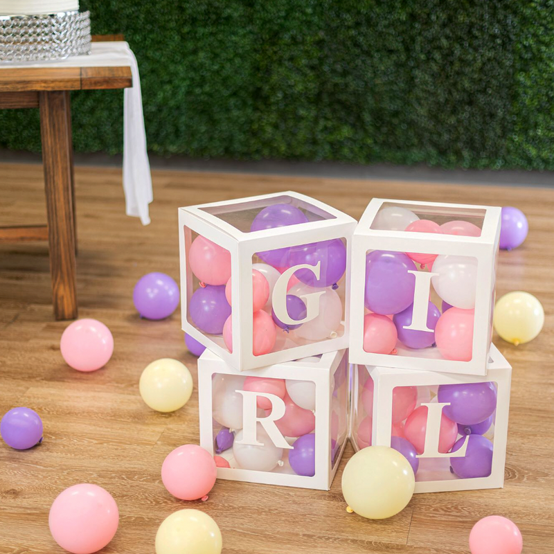 Transparent Baby Name Letter Box