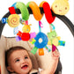 Colorful Hanging Baby Spiral Toy for Car Seat and Crib