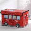Collapsible School Bus Storage Box – 24L Fabric Organizer
