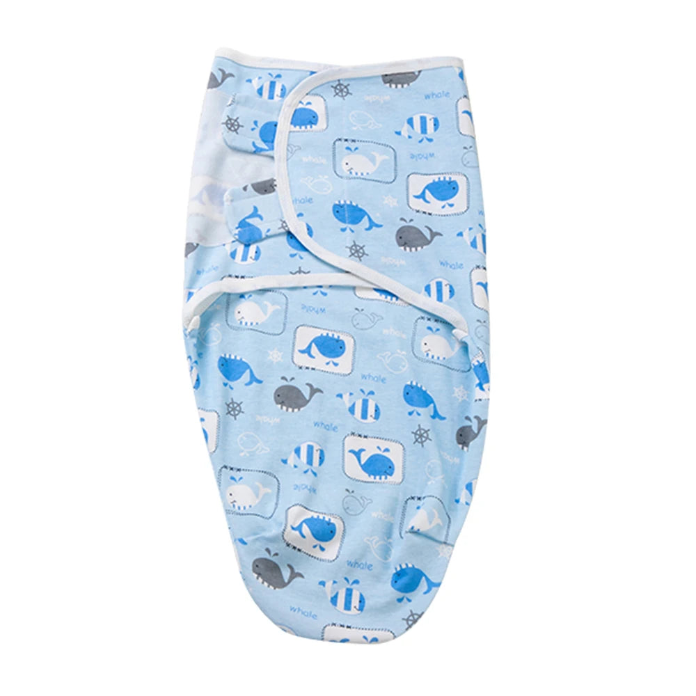 100% Cotton Newborn Swaddle Wrap for Calm, Cozy Sleep