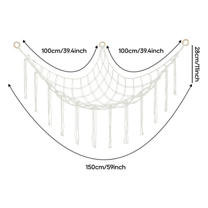 Corner Toy Hammock Net for Stuffed Animals
