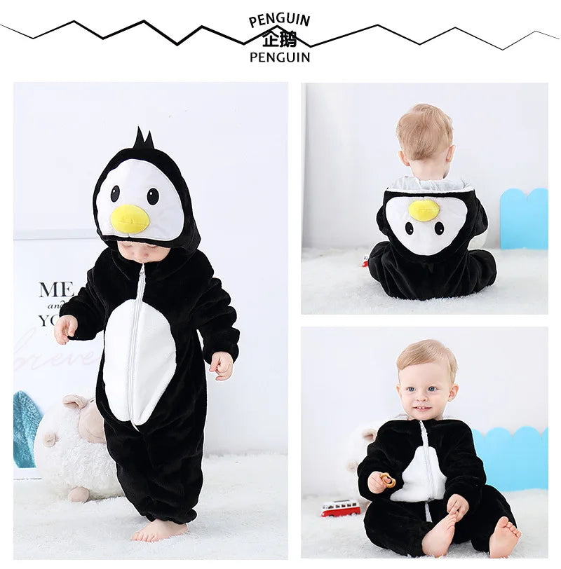 Kids Animal Onesie Pyjamas for Warm Winter Nights & Cozy Playtime