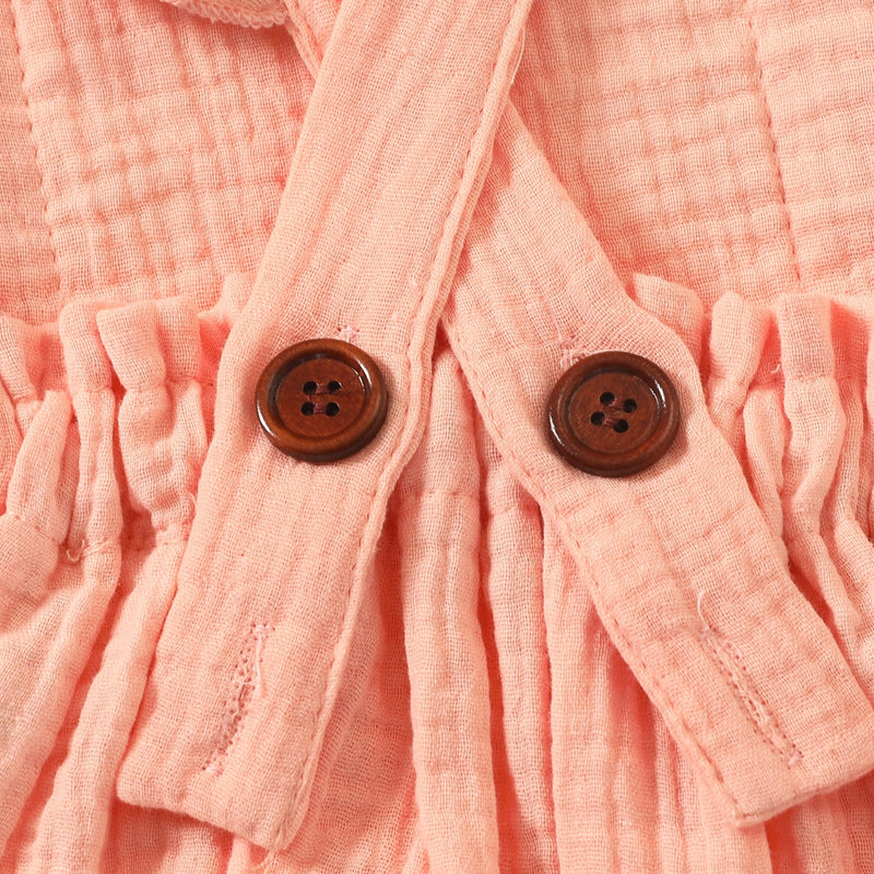 Sleeveless Baby Girls Romper