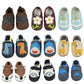 WildStep Leather Baby Moccasins | Animal Soft Sole First Walker Shoes 0-24M