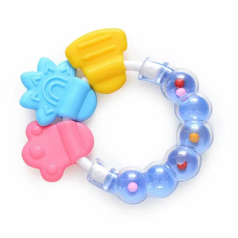 Fruit Silicone Baby Teether Toy Set