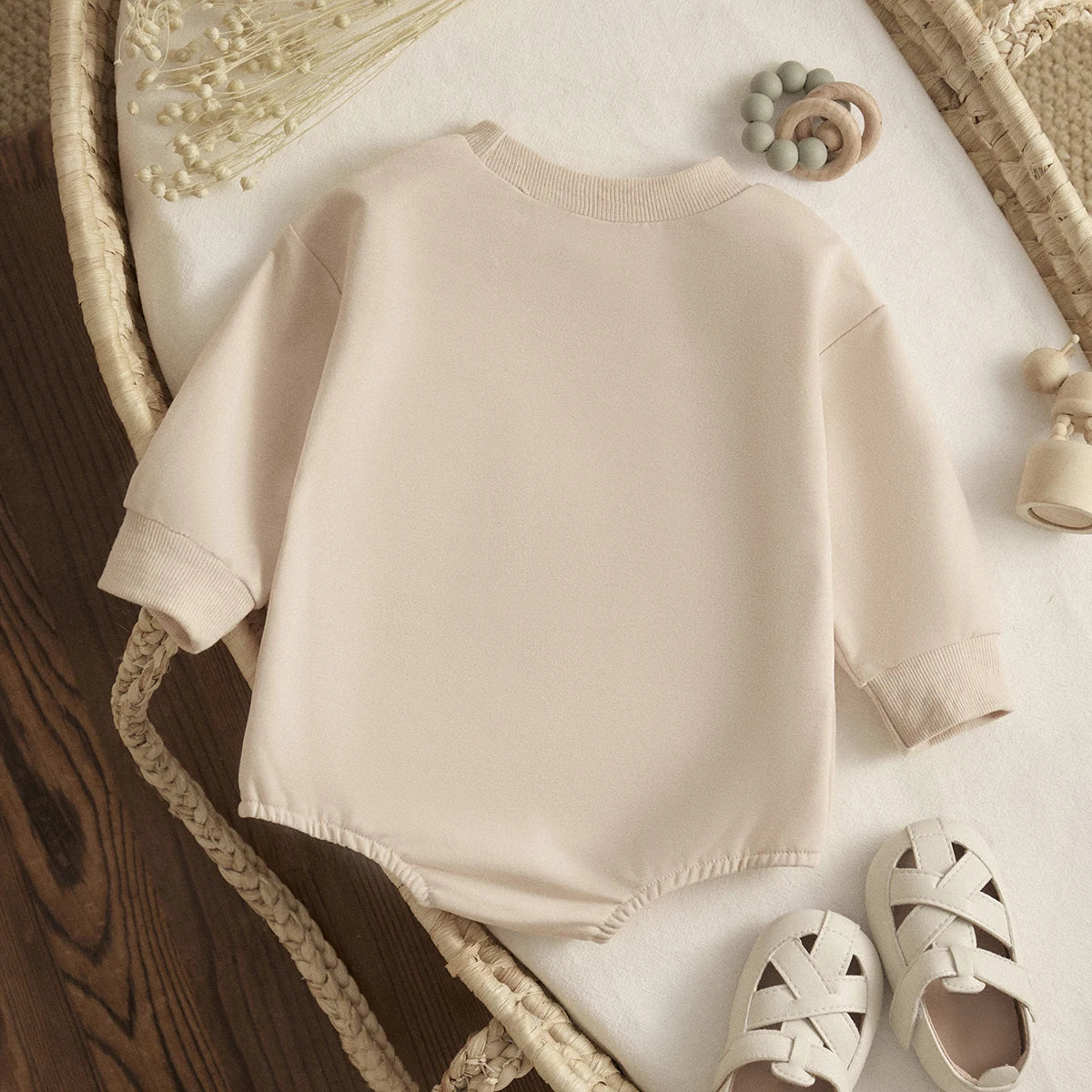 Embroidered Pumpkin Baby Romper