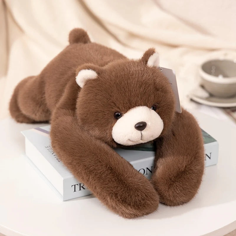 Long Arm Animal Plush Pillow - Soft Cuddly Stuffed Toy for Kids