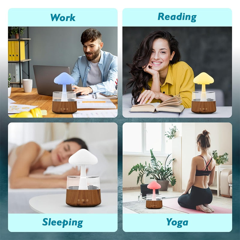 Mushroom Humidifier LED Light