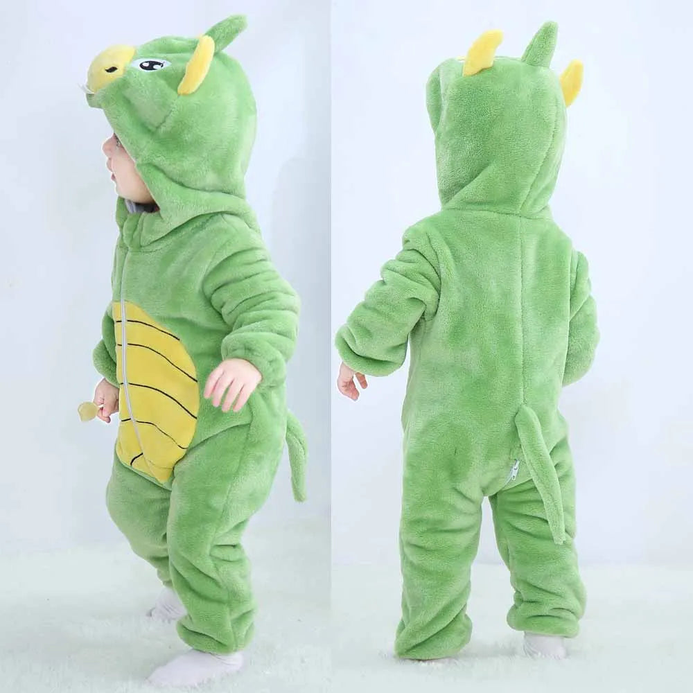 Kids Animal Onesie Pyjamas for Warm Winter Nights & Cozy Playtime